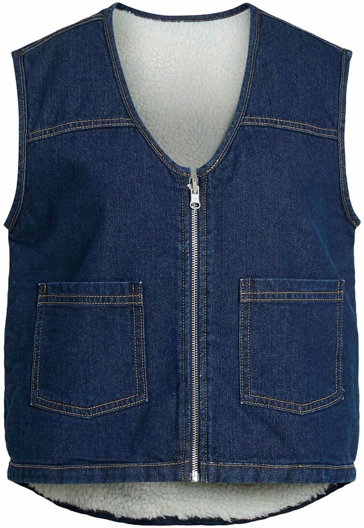 VILA Veste sans manches en denim