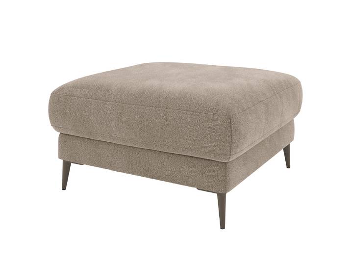 Repose-pieds 80 x 44 x 80cm Gris Tissu Sieke: Taupe