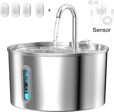 Inspire Picks Tuya Smart 4.5L Automatic Pet Water Fountain & Feeding Station 4chip Sensor