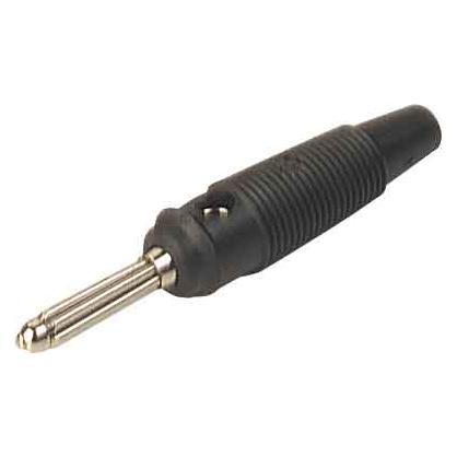 Hirschmann B?SCHELSTECKER 4 mm MIT QUERLOCH UND L?TANSCHLUSS - SCHWARZ (BULA 30K) (930727100)