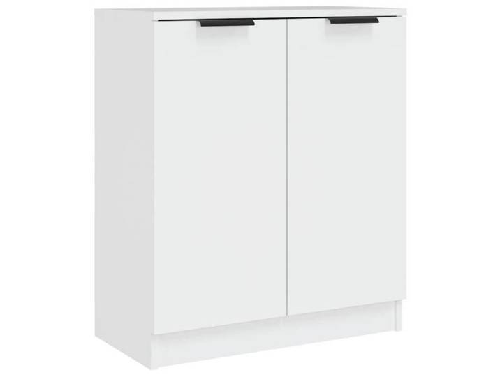 Blanc Commode Salon CHIC Buffets 3 pcs Enfilade rangement Blanc Bois d'ingénierie 60x30x70 cm N9345