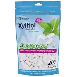 Miradent Xylitol Chewing Gum Minze Refill 200 ST