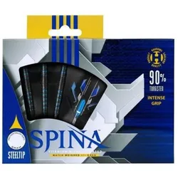 Harrows Dartpfeile Spina Schwarz 90 % Stahlspitze (25 g)