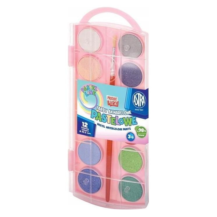 Astra Pastell-Aquarellfarben 12 Farben (46185910)