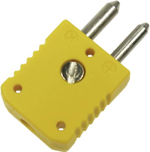 B + B Thermo-Technik 0220 0004 Standardstecker Typ K, gelb Gelb Inhalt: 1St.
