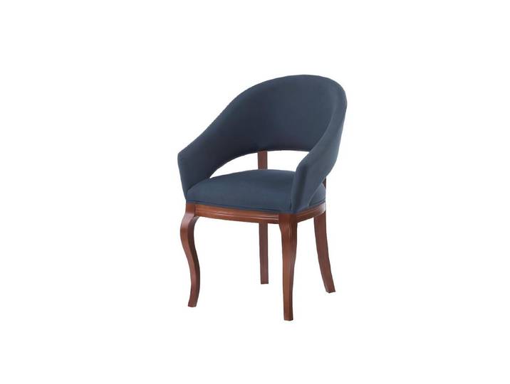 Xlmoebel Esszimmerstuhl Eleganter Holzstuhl mit Armlehnen und ergonomischer Rückenlehne, Hergestellt in Europa