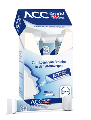 Hexal AG ACC® direkt 600 mg bei Husten - Direkt-Stick für unterwegs 10 St 13392929