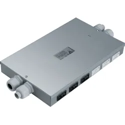 Hager SPWG669010 Sammelpunkt Energie 2x6 Ausgangsbuchsen 3-polig Stecksystem Wieland 6x weiß/schw