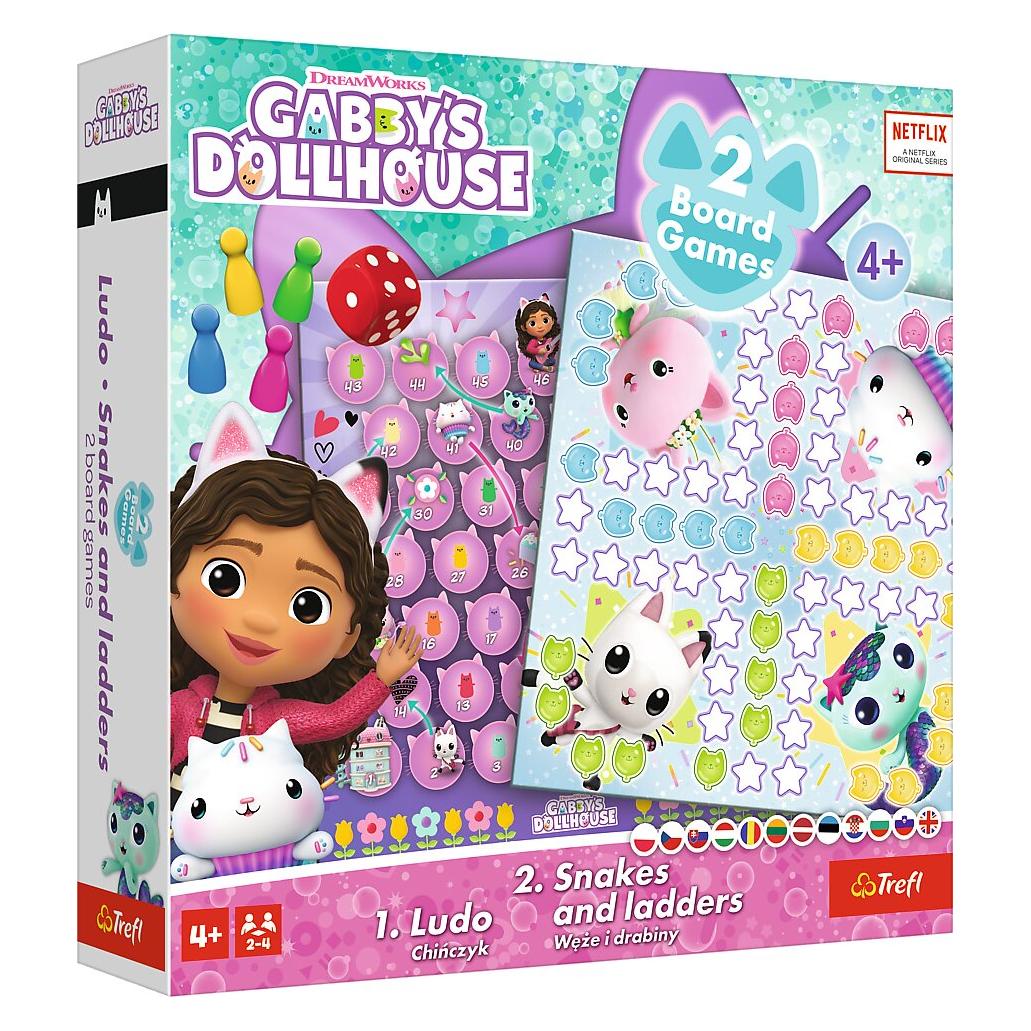 Trefl GABBY'S DOLLHOUSE Board game 2 in 1 (Deutsch, 2 - 4 Spieler) (2590)