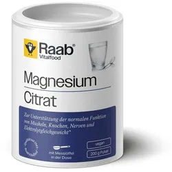 RAAB Vitalfood Magnesiumcitrat Pulver 200 g