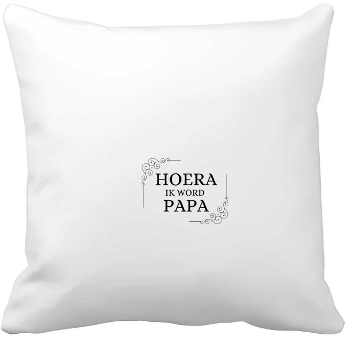 Akyol Kussenhoes Hoera Ik Word Papa - Vader Cadeau - 40 x 40 cm