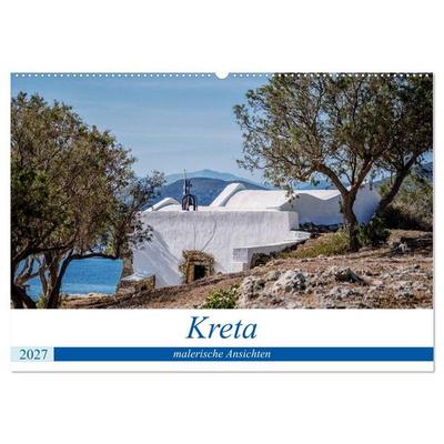 Kreta - malerische Ansichten (Wandkalender 2027 DIN A2 quer), CALVENDO Monatskalender