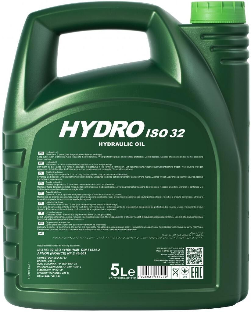 FANFARO FF2101-5 Hydrauliikkaöljy
