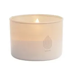 Uyuni LED Glas Stumpenkerze 8,2 x 6cm vanilla
