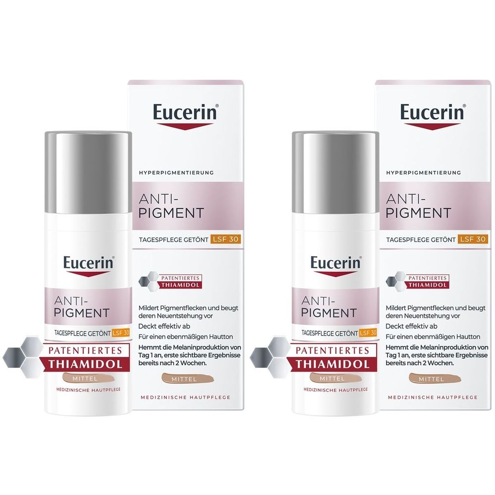 Eucerin Anti Pigment Mittl x2 2x50 ml Tagescreme