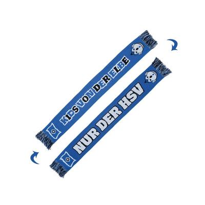 Schal HAMBURGER SV "Hamburger SV Schal HSV Schal Kids von der Elbe", Mädchen, blau (mehrfarbig), 100% Polyacryl, Modetücher Schal