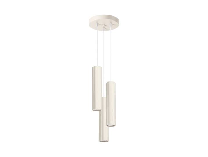 Design Pendellampe „Karbon“ 3-flammig Beige Sollux Lighting