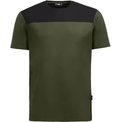 T-Shirt "KNUT" - 5XL - olive/schwarz
