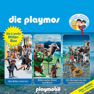Die Playmos - Das Original Playmobil Hörspiel, Die grosse Ritterbox 2: Folgen 24, 45 und 55 - Simon X. Rost,David Bredel,Florian Fickel, Audio,
