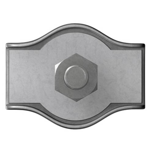 Seilklemme 8mm Stahl galvanisch verzinkt dörner + helmer 4814424 10St.