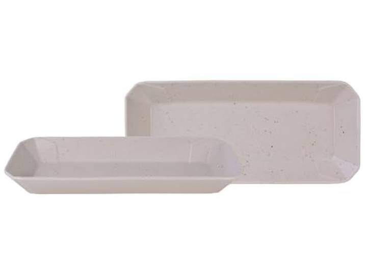 CreaTable\, 33969\, Série Street Food\, ensemble de vaisselle\, plateau Streat Kebab/Satay 2 pièces.