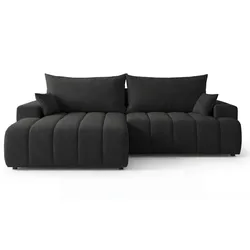 ECKSOFA Caleo Schwarz Links
