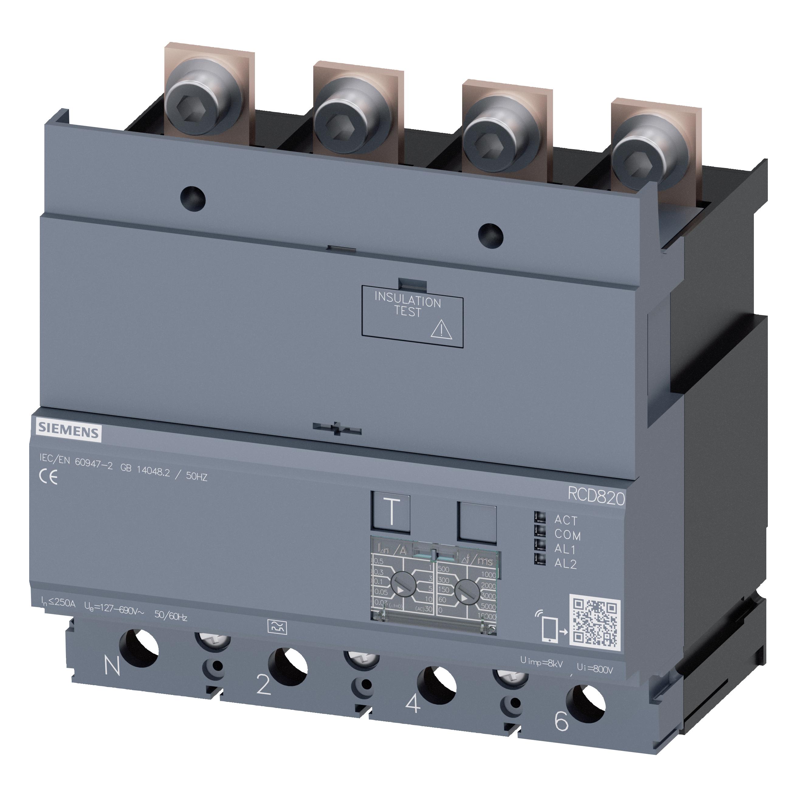 Siemens Differenzstrom-Schutzgerät RCD Typ A 3VA922 (3VA92240RL30)