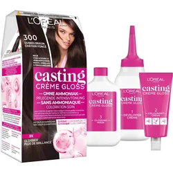 2x L'Oréal Paris, Haarfarbe, Casting Creme (300 Dunkelbraun)