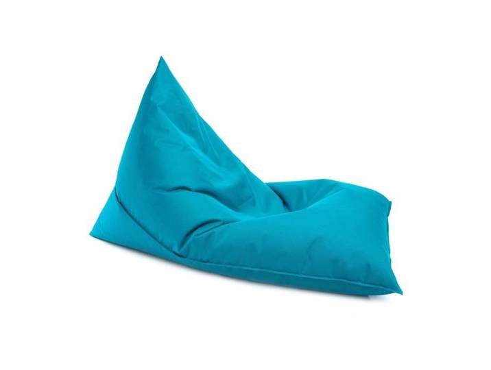 Lazy Pouf en tissu polyester imperméable et anti-déchirures pour intérieur et extérieur 80x130 cm Bleu Ciel Nc7 Ecopuf