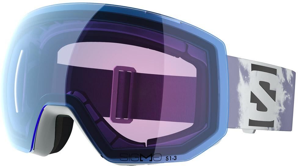 Salomon  - Radium Pro Ice Flow Sigma Photo Sky Blue - Masque de Ski