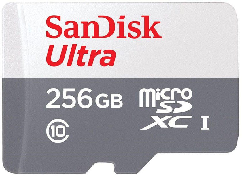 SanDisk Ultra microSDXC Speicherkarte 256GB SDSQUNR-256G-GN3MN