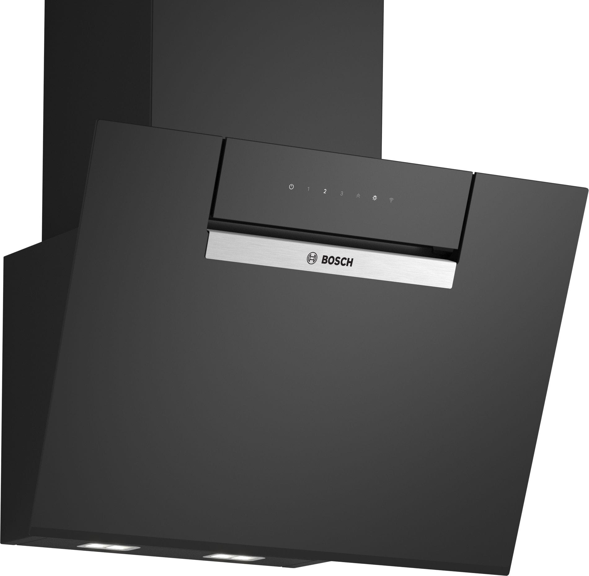 Bosch Serie 4 DWK67FN60 Dunstabzugshaube Wand 60 cm Umluft (Schwarz)