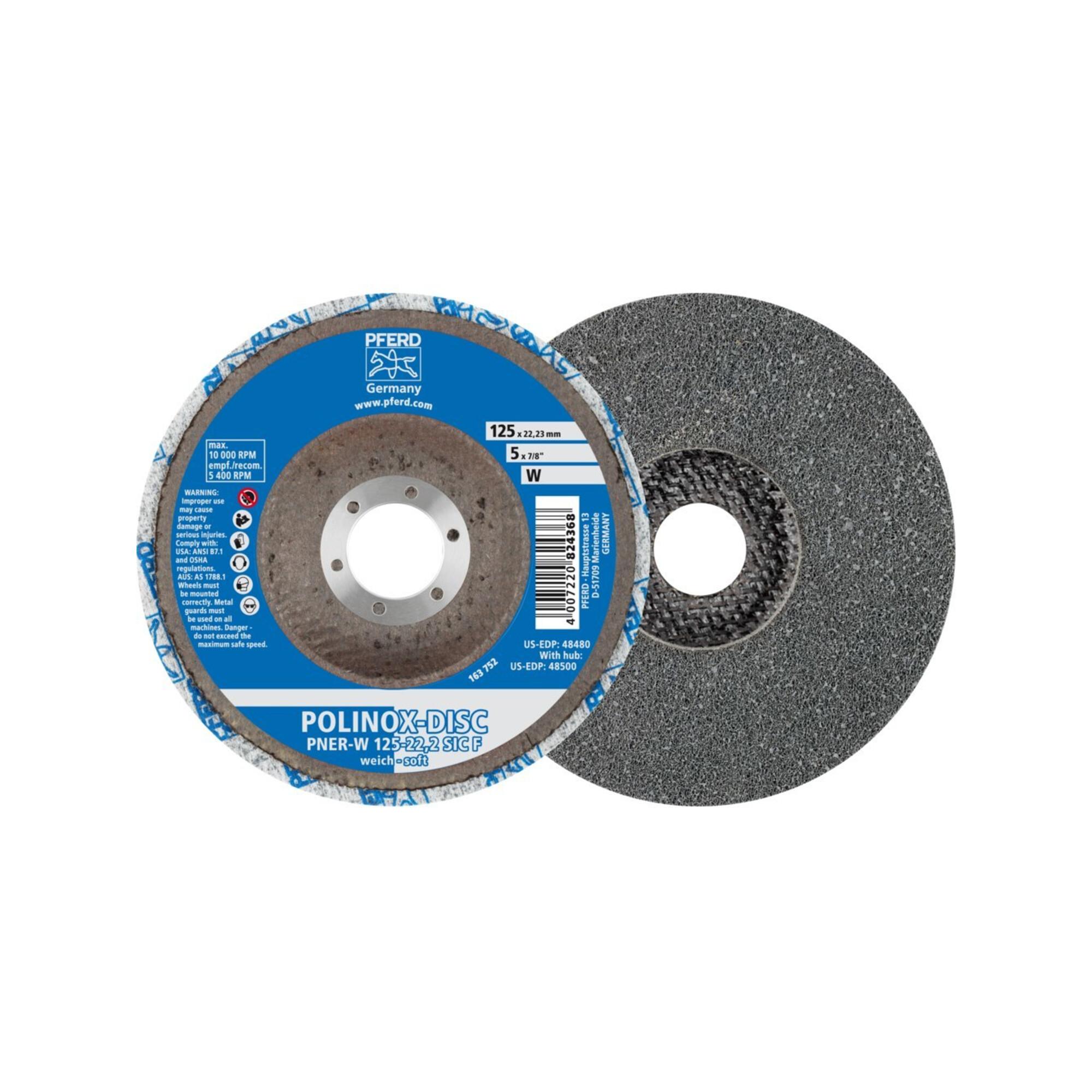 Pferd POLINOX Schleifrad 125mm weich (44690733)