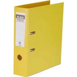 ELBA Rado Plast Breit Ordner DIN A4 80 mm Gelb 2 Ringe Rado Plast PVC (Polyvinylchlorid) Hochformat