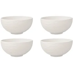 Villeroy & Boch Suppen Bol Manufacture Rock Blanc, Teller, Weiss