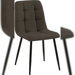 CLP Esszimmerstuhl Tilde Stoff HBT: 84x45x55 cm braun Stoff