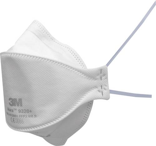 3M Aura 9320+ 9320+ Feinstaubmaske ohne Ventil FFP2 D 20 St. EN 149:2001, EN 149:2009 DIN 149:2001, DIN 149:2009