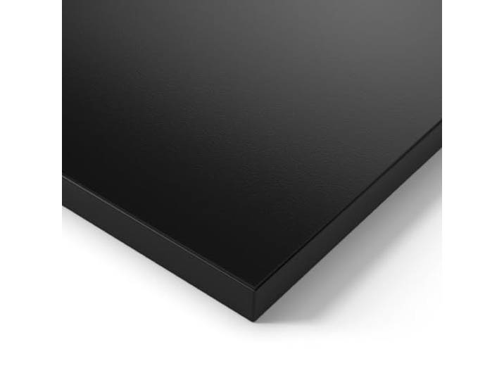 Ergotopia® Tischplatte Schwarz 180 cm, robuste Schreibtischplatte ideal für höhenverstellbare Schreibtische - Holzplatte gefertigt in Deutschland - 25 mm Bürotischplatte