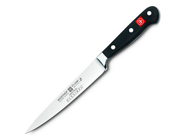 Wüsthof Filiermesser, Classic (4550-7/16), 16 cm Klingenlänge, geschmiedet, rostfreier Edelstahl, scharfes Kochmesser mit biegsamer Klinge