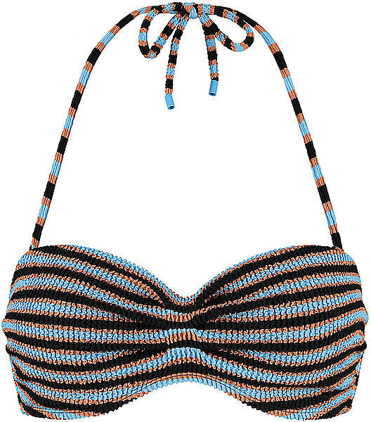 BEACHLIFE Damen Bikinioberteil Bandeau blau   40D W