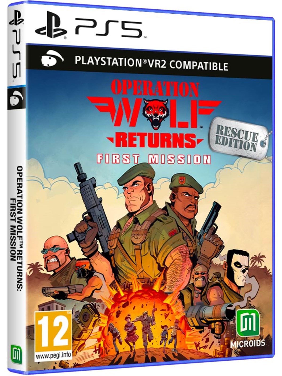 Operation Wolf Returns: First Mission (Rescue Edition) (PSVR2) - Sony PlayStation 5 - Shooting - PEGI 12