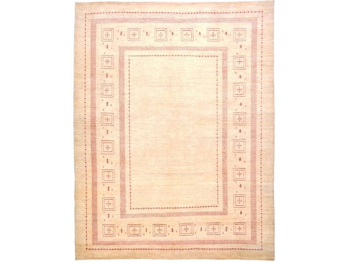 Perser Gabbeh Loribaft Teppich 311x415 Handgeknüpft Modern Orientteppich Perserteppich Wolle