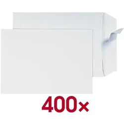 Steinmetz Versandtaschen »Umschlagbox« C5 ohne Fenster mit Haftklebung - 400 Stück, 22.9x16.2 cm