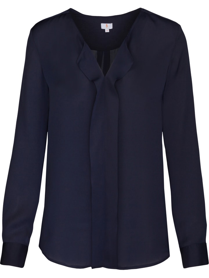 Seidensticker Bluse in Dunkelblau - 40