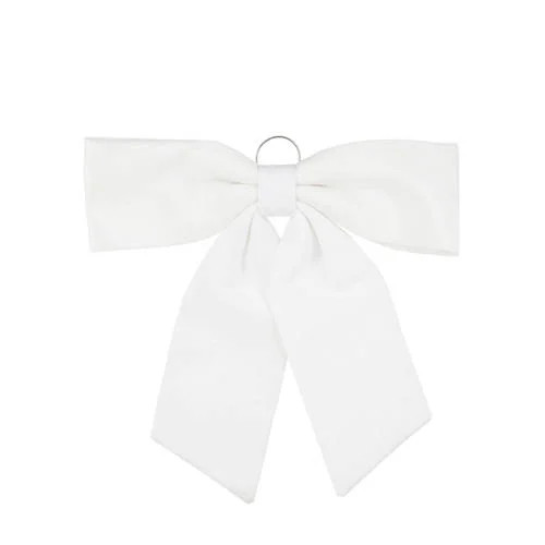 Mica Decorations kerststrik wit voor ophanging
