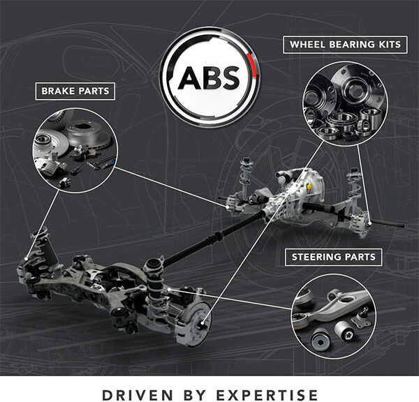 A.B.S. Bremsscheibe 18657 Zweiteilig 348mm 30mm Für Bmw