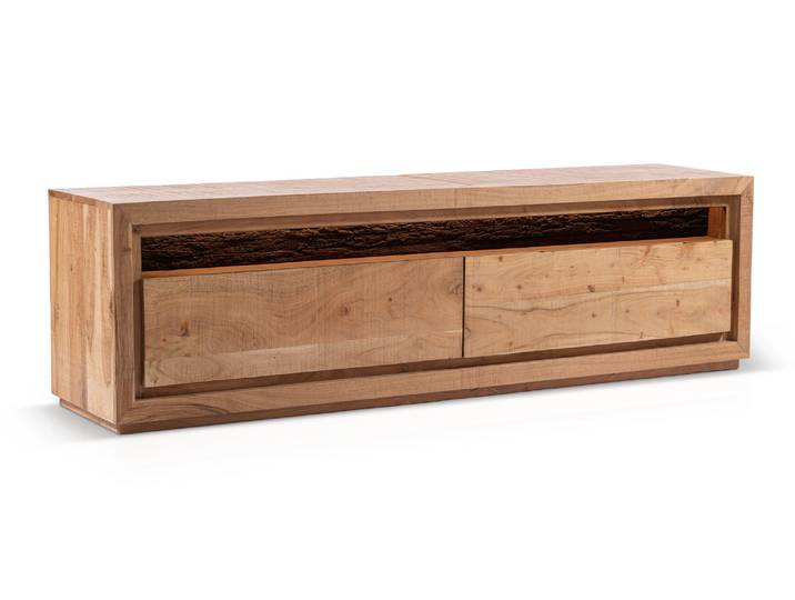 BATTURO TV-Board III, Material Massivholz, Akazie lackiert
