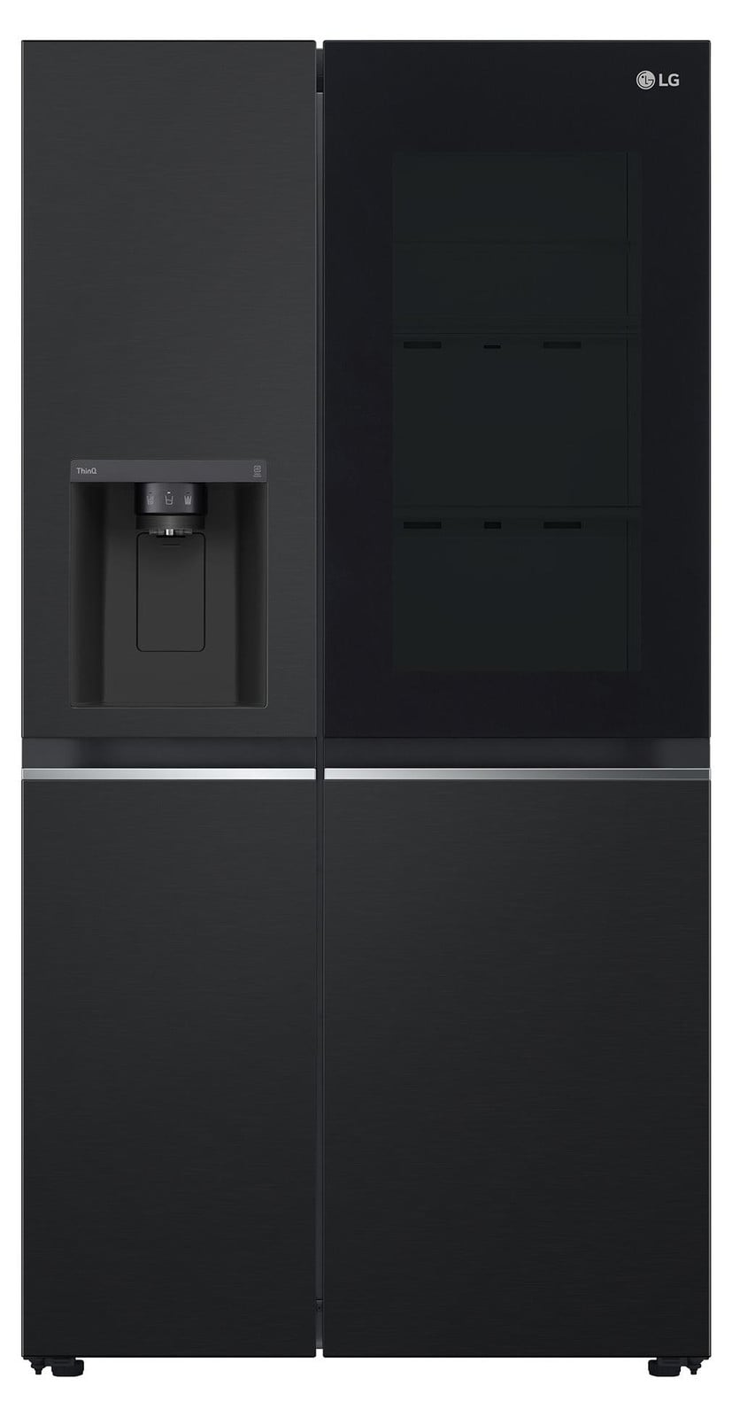 LG GSGV81EPLL Side-by-Side koelkast met 635 liter inhoud, No Frost, ijsmachine, crushed ice en waterdispenser