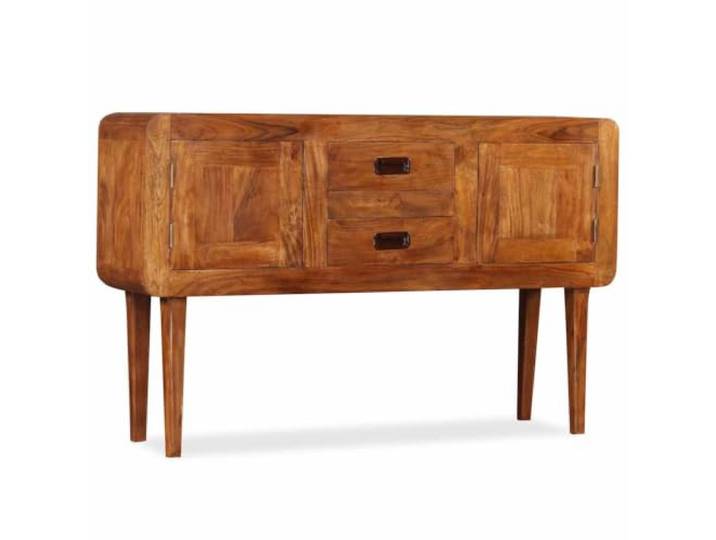 Sideboard aus Akazien-Massivholz mit Honigfarbenem Finish 120x30x75 cm Akazien-Massivholz, honigfarbenes Finish, 2 Türen, 2 Schubladen, handgefertigt, vielseitig nutzbar