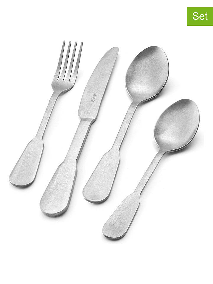 Mikasa 16tlg. Besteck-Set ''Soho'' in Silber - onesize